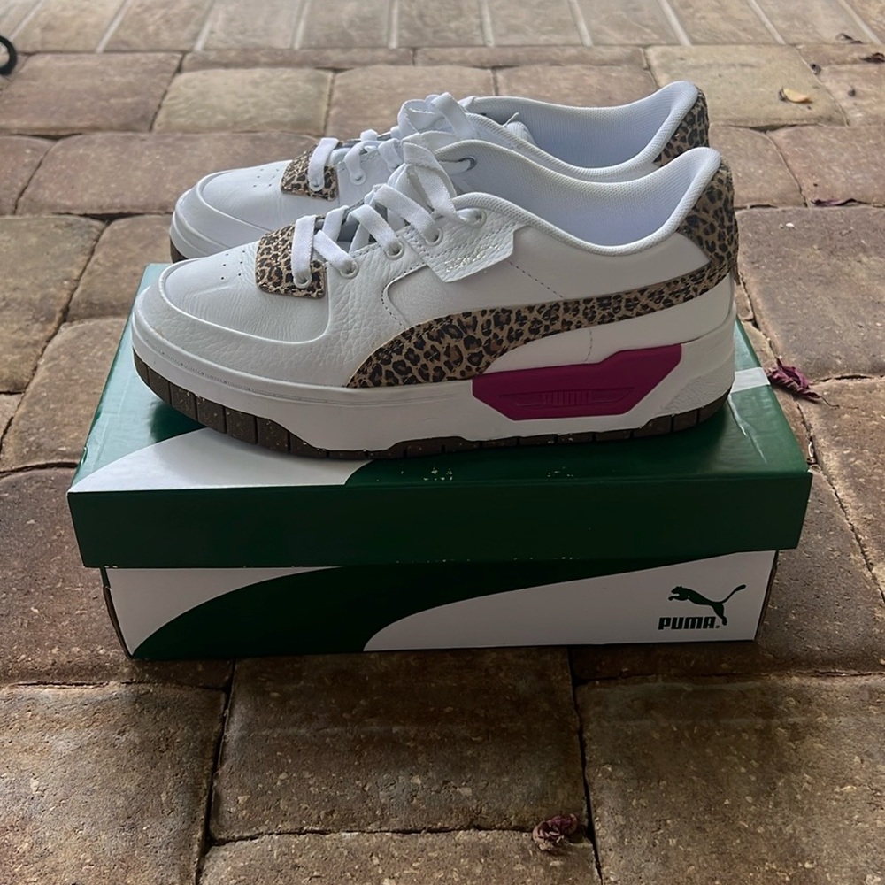 Puma Cali Dream Leopard Chunky Shoes